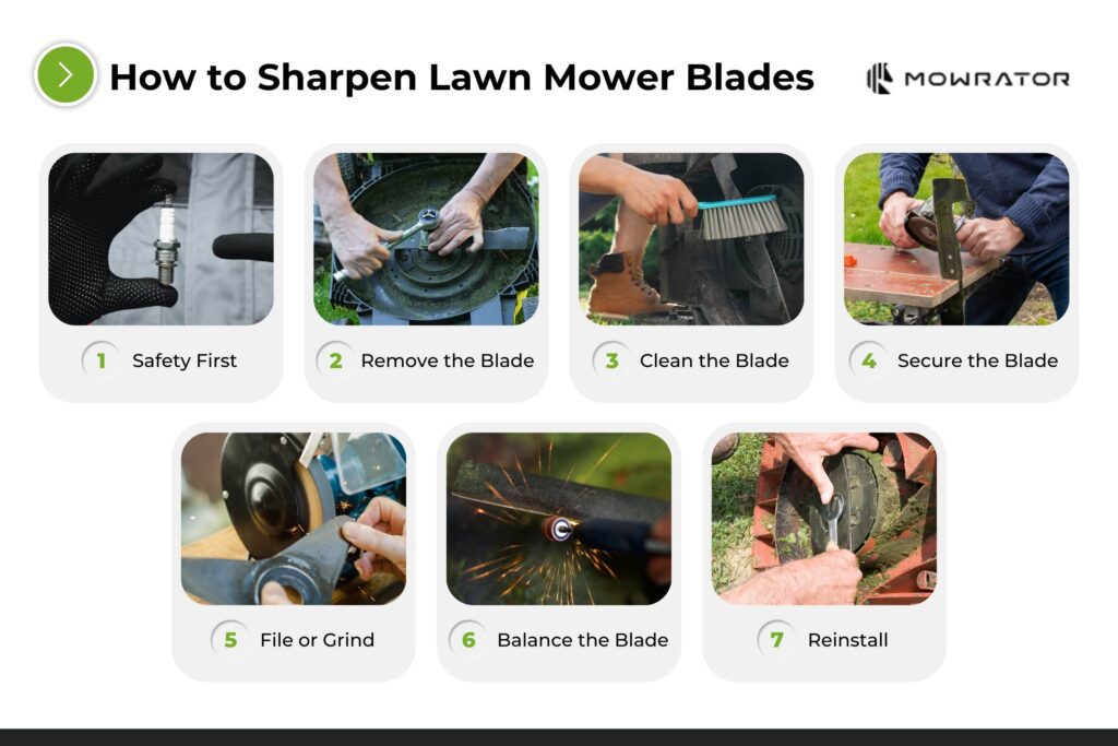 How to Sharpen Lawn Mower Blades 1